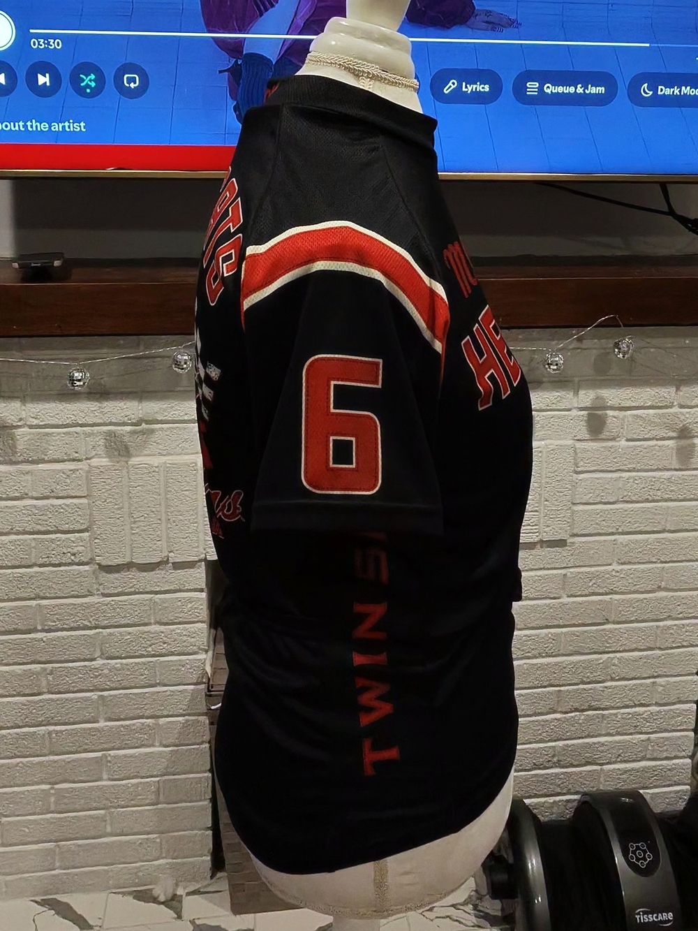 Hellcats Mid-Coast Black & Red Cycling Jersey - Picture 4 of 6